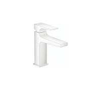 JZWCHQ Metropol Modern Low Flow Water Saving 1-Handle 1 trous 7 pouces de haut évier blanc, 32506701 Robinet de salle de bain