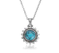 JZWCHQ Moonstone Labradorite 925 Bijoux pendentifs Colliers Sun Shape Femme Pendants Fine Bijoux Fabriqué en Chine