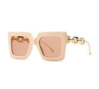 JZWCHQ Nouveau 2025 Fashion Women Square Sunglasses pour les dames verres de soleil de luxe modernes