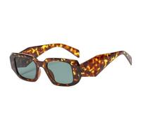 JZWCHQ Nouveau 2025 Lunettes de soleil vintage Femmes rétro verres de soleil Femelle Couleur de l'océan Miroir Rectangle