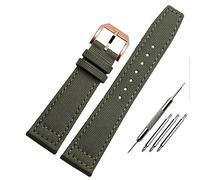 JZWCHQ Nylon Watch Band pour IWC Portugais Pilot Series Série 20 mm 21 mm 22 mm Bands de bracelet Bracelet Black Bleu Bleu Green Watch