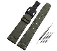 JZWCHQ Nylon Watch Band pour IWC Portugais Pilot Series Série 20 mm 21 mm 22 mm Bands de bracelet Bracelet Black Bleu Bleu Green Watch