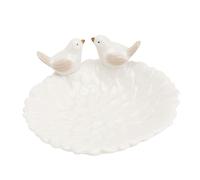 JZWCHQ Ornements Elegant Stand 1pc Céramique Plateau Bijoux de Stockage Nordic Plays Organisateur pour Anneaux Colliers Boucles d'oreilles Ornements