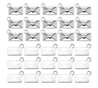 JZWCHQ Pack de talons hauts de 30 lettres d'amour antiques fait des pendentifs personnalisés pour des bracelets et colliers charmants pour chaussures de bijoux