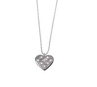 JZWCHQ Pavé Crystal Heart Pendant 14k Clavicule Chaîne Collier Femmes Gérothérapeutes Exquise Girlfelry Cadeau Fabriqué en Chine
