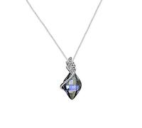 JZWCHQ Pendentif bleu collier fantôme femelle bijoux de chaîne de clavicule