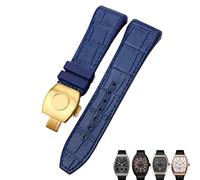 JZWCHQ Pour Franck Muller Watch Band 28 mm Cowhide Silicone Watch Strap Nylon Rubber Boucle de boucle pliante pour le bracelet pour hommes