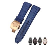 JZWCHQ Pour Franck Muller Watch Band 28 mm Cowhide Silicone Watch Strap Nylon Rubber Boucle de boucle pliante pour le bracelet pour hommes