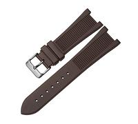 JZWCHQ Pour PP Patek Philippe Silicone Watch Belt 5711 5712G Nautilus Watch Strap Interface spéciale 25 mm * 13 mm WatchBand