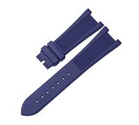 JZWCHQ Pour PP Patek Philippe Silicone Watch Belt 5711 5712G Nautilus Watch Strap Interface spéciale 25 mm * 13 mm WatchBand