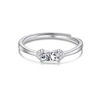 JZWCHQ RECORD RECTANGE RÉGLABLE RÉGLABLE ZIRCONIA 925 BAGNE DE PIELLE COLORFE