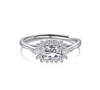 JZWCHQ RECORD RECTANGE RÉGLABLE RÉGLABLE ZIRCONIA 925 BAGNE DE PIELLE COLORFE