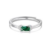 JZWCHQ RECORD RECTANGE RÉGLABLE RÉGLABLE ZIRCONIA 925 BAGNE DE PIELLE COLORFE