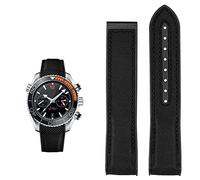 JZWCHQ Regarder Bracelet pour Omega 300 Seamaster 600 Planet Ocean Silicone Nylon Sangle Accessoires Watch Band Chain 20mm 22 mm ceinture