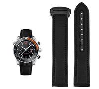 JZWCHQ Regarder Bracelet pour Omega 300 Seamaster 600 Planet Ocean Silicone Nylon Sangle Accessoires Watch Band Chain 20mm 22 mm ceinture