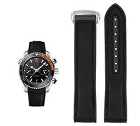 JZWCHQ Regarder Bracelet pour Omega 300 Seamaster 600 Planet Ocean Silicone Nylon Sangle Accessoires Watch Band Chain 20mm 22 mm ceinture