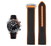 JZWCHQ Regarder Bracelet pour Omega 300 Seamaster 600 Planet Ocean Silicone Nylon Sangle Accessoires Watch Band Chain 20mm 22 mm ceinture