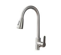 JZWCHQ Robinet de cuisine en chrome/noir de chromé