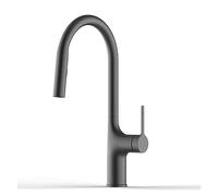 JZWCHQ Robinet de cuisine monté sur le couvercle noir en laiton deux fonctions de poignée individuelle.