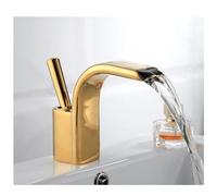 JZWCHQ Robinet pour lavabo de salle de bain robinets mélangeur à eau froide chaude pont pont monté de bain à trou de salle de bain chromée fini, installation facile