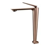 JZWCHQ Robinets de bassin noir mélangeur de bassin de bain robinet navire de salle de bain lavabo à eau mélangeur à eau appuyer sur le mélangeur d'eau chaude et à eau froide en or rose (or rose)