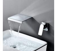 JZWCHQ Robinets de salle de bain noir/chromé moderne Black/chrom