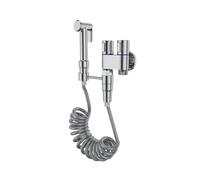 JZWCHQ Robinets en Laiton Bidet Robinets Pulporpor-pulvérisateur Portable Compatible avec Une Grue de Toilette pulvérisateur de Salle de Bain pulvérisateur de Douche hygiénique Chrome, Robinet