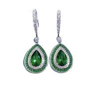 JZWCHQ Ruby Diamond Pendant 100% réel 925 Collier de pendentifs de mariage en argent pour femmes bijoux nuptiale