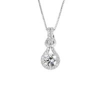 JZWCHQ S White VS1 Diamond Pendant Collier Chaîne 925 Collier de bijoux Femmes fabriquées en Chine