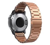 JZWCHQ Sangle de bande de montre pour Fenix 7S 6S Pro Regarder la sortie rapide Band de bracelet en acier inoxydable 20 mm (couleur: or rose, taille: Fenix 6s Pro)