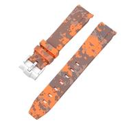 JZWCHQ Sangle de camouflage pour Swatch Moonswatch End Ext End Silicone Rubber Bracelet Men Women Sport Watch Band Accessoires 20 mm