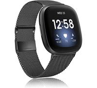 JZWCHQ Sangle en métal compatible avec Fitbit Versa 3 STRAP/FITBIT SENSE BRODE DE REMPLACEMENT ACI