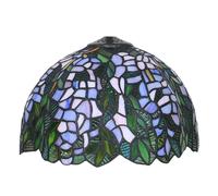 JZWCHQ Shade-Lampe 12 "ACCESSOIRES DE LAVEMENT ACCESSIONNES DE STYLE DE STALIE TELLEMENTS TELLETRES TELLES AVANTS AVEC AVEC CAP VINTAGE LEUTES VERTES BLEUIL