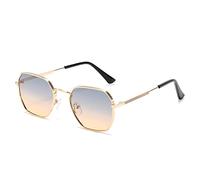 JZWCHQ Small Frame Hommes et Femmes Lunettes de Soleil Tendeaux de Conduite en Plein air UV400 Lunettes de Soleil (Couleur: E, Taille: 1)