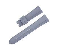 JZWCHQ Soft FluororBber Watch Band pour Tudor Strap M79360.M79363 Boucle de pliage en acier inoxydable Black Black 1958 GMT 41 mm PELAGOS 22 mm Extrémité plate