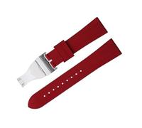 JZWCHQ Soft FluororBber Watch Band pour Tudor Strap M79360.M79363 Boucle de pliage en acier inoxydable Black Black 1958 GMT 41 mm PELAGOS 22 mm Extrémité plate