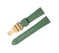 JZWCHQ Soft FluororBber Watch Band pour Tudor Strap M79360.M79363 Boucle de pliage en acier inoxydable Black Black 1958 GMT 41 mm PELAGOS 22 mm Extrémité plate