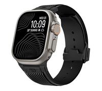 JZWCHQ Solide en silicone souple pour ultra 2 1 49 mm S10 46 mm Series10 9 8 7 41 45 mm Band de silicone pour iWatch 6 5 4 SE 42 mm 44 mm Bracelet WatchBands