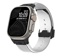 JZWCHQ Solide en silicone souple pour ultra 2 1 49 mm S10 46 mm Series10 9 8 7 41 45 mm Band de silicone pour iWatch 6 5 4 SE 42 mm 44 mm Bracelet WatchBands