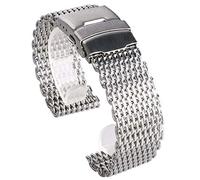 JZWCHQ STACHES DE MONTRATION STRAPE BRANCE SIGHT SIGHT SIGHT BRACET BANDE BANDE BANDE MESH STRAPE 18 mm, 20 mm, 22 mm, 24 mm