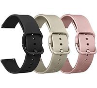 JZWCHQ STRAP STRAP 20 mm Bands de sport en silicone Soft Remplacement Couleurs de bracelet Multiple (Couleur: Z-Navy Bleu, taille: 20 mm)