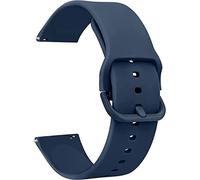 JZWCHQ STRAP STRAP 20 mm Bands de sport en silicone Soft Remplacement Couleurs de bracelet Multiple (Couleur: Z-Navy Bleu, taille: 20 mm)