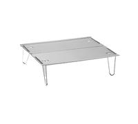 JZWCHQ Table à Manger Pliante Bureau de Pique-Nique léger ménage de Bureau Portable Accessoires de Camping Mini Table de Camping en Aluminium en Aluminium en Plein air (Couleur: Noir)