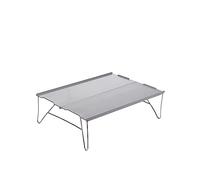 JZWCHQ Table à Manger Pliante Camping Outdoor Bea Travel Barbecue Aluminium Alloy Easy Clean Pliage Table Home Mini Restaurant de randonnée Portable (Couleur: Noir)