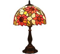 JZWCHQ Table Lampe Pastorale rétro en Verre de Tournesol