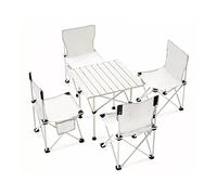 JZWCHQ Table pliante et air - Table pliante d'extérieur et d'air - Table de camping portable - Table de bistrot de terrasse et air de jardin