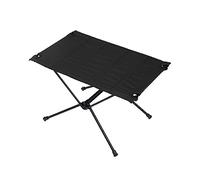JZWCHQ Table Pliante Table de Pique-nique Ultra-Légère Pliante Chargement Randonnée Portante Aluminium Table de Camping en Plein Air Portable Pliable Escalade de Bureau (Couleur : Noir)