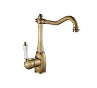 JZWCHQ Tapeur de mixage Zedaro ， Handle à une seule manche en laiton solide de cuisine Barne de cuisine Barque d'eau complète Copper Basin Copin chaud et eau froide robinet