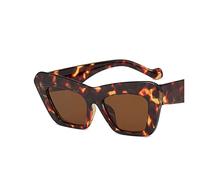 JZWCHQ Triangle Cat's Eye Retro Retro Hip Hop Sunglasses pour Hommes et Femmes en Plein air (Couleur: D, Taille: 1)