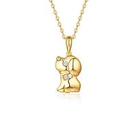 JZWCHQ Zodiaque Année de naissance année pour chiens Collier de mascotte Girl Girl Clicule Chaîne Tempérament Simple Puppy Pendant